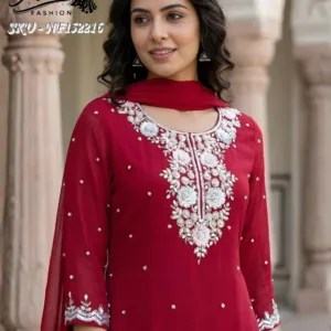 Chinon All-Over Hand Work Plazo Suit for Women