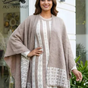 Knitted Feather-Touch Suit – 3-Piece Set for Women