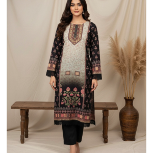 Muslin Karachi Print Suit Set