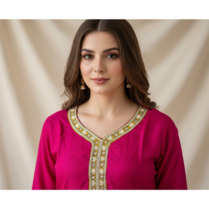 Close-up of Raw Silk Contrast Suit