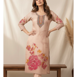 Full-body view of Shimmer Shurushki Suit for women