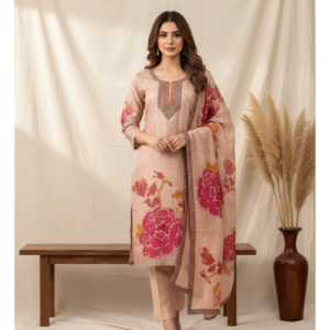 Full-body view of Shimmer Shurushki Suit for women