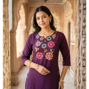 Aura Bloom Cotton Suit