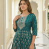Verdant Majesty Cotton Anarkali