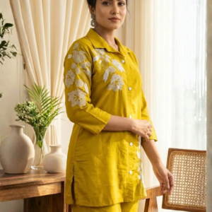 Lemon Zest Roman Silk Co-Ord