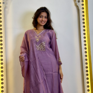 Mul Chanderi-3 piece suits